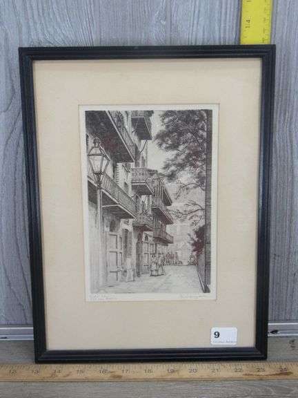 Pirate's Alley - Old New Orleans Wall Art By Morris Henry Hobbs