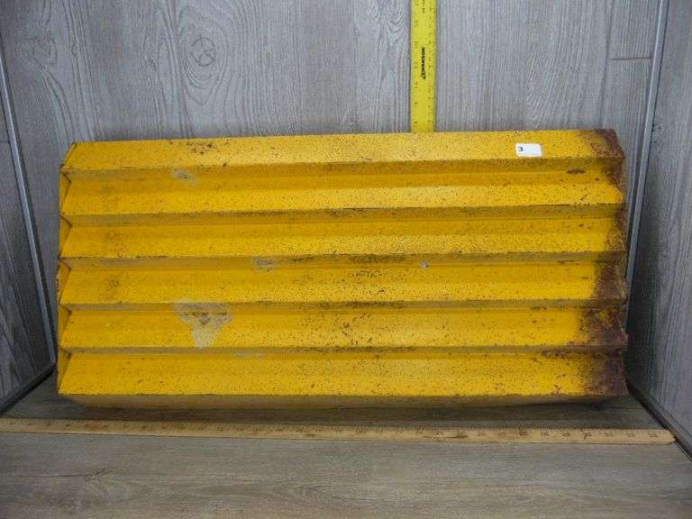 Rustic Yellow Metal Piece