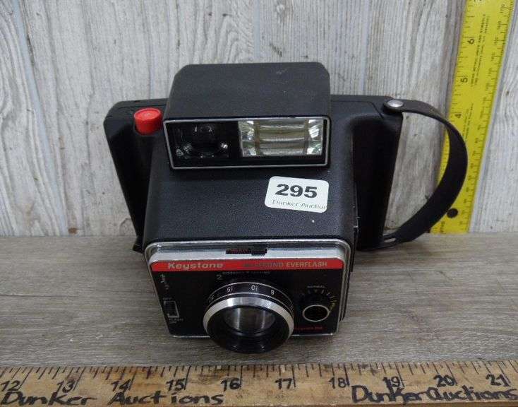 Keystone 60 Second Everflash Instant Camera By Berkey - Dunker Auction