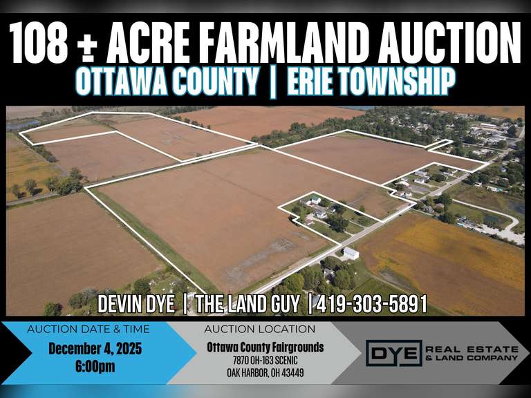 108.049+/- Acres, Ottawa County, Ohio