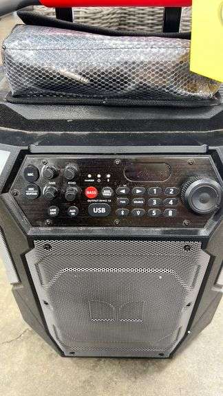 Monster Rockin' Roller 270 Portable Indoor/Outdoor Wireless Speaker, 200 Watts, Up to 100 Hours Playtime, IPX4 Water Resistant, Qi Charger, 並行輸入品