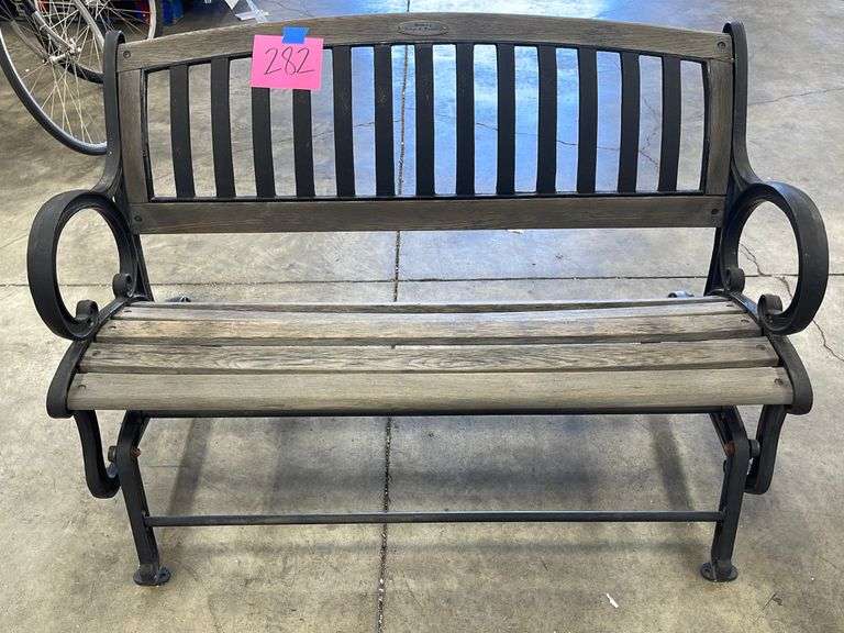 BERKELEY & FOUNDRY OUTDOOR GLIDER BENCH Earl's Auction Company