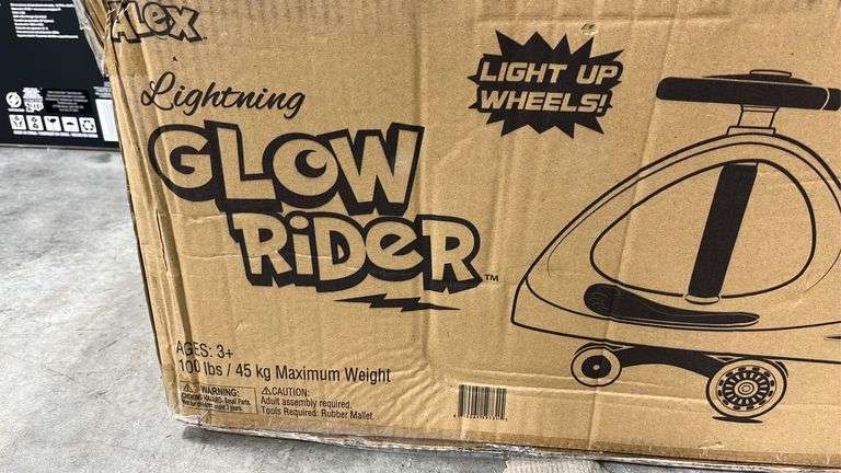 KIDS GLOW RIDER IN BOX - BLUE - Earl's Auction Company