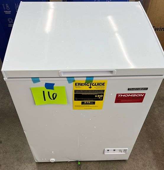THOMSON 5.0CU FT WHITE CHEST FREEZER Earl