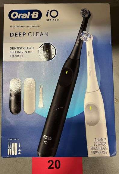 NEW ORAL B IO SERIES RECHARGEABLE TOOTHBRUSH SET IN BOX - Earl's ...
