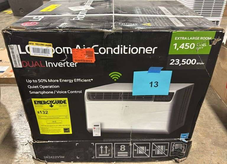 LG ROOM AIR CONDITIONER IN BOX Earl's Auction Company