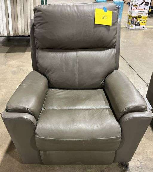 AS IS - ABBYSON LIVING RECLINER - GREY