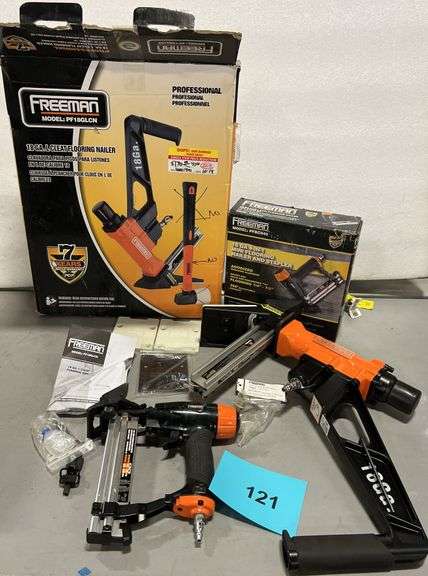 Freeman PDX50C 3-in-1 Flooring Cleat Nailer/Stapler with Fiberglass Mallet