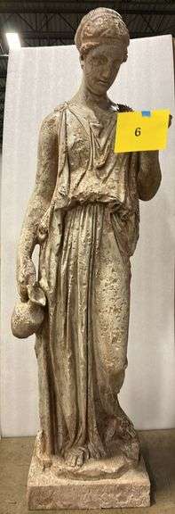 PLASTER WOMAN STATUE