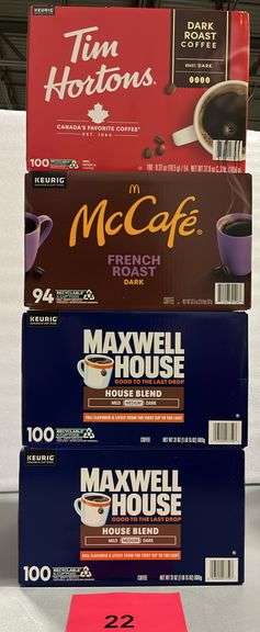 (4) BOXES OF ASSORTED K CUP COFFEE PODS - SEE PHOTOS