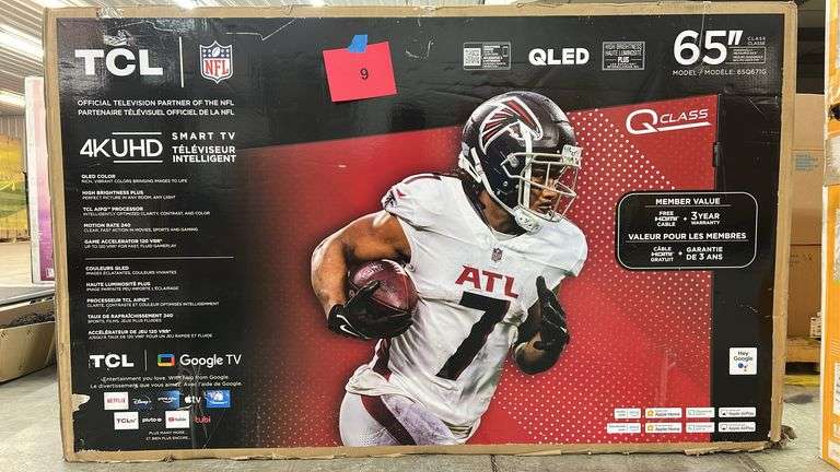 TCL 65" QLED 4K UHD SMART TV IN BOX