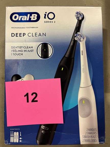 NEW ORAL B IO SERIES 2 RECHARGEABLE TOOTHBRUSH SET IN BOX - Earl's ...