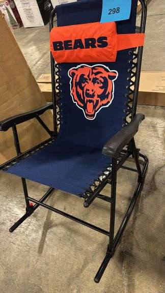 CHICAGO BEARS PORTABLE ROCKING CHAIR - Earl's Auction Company