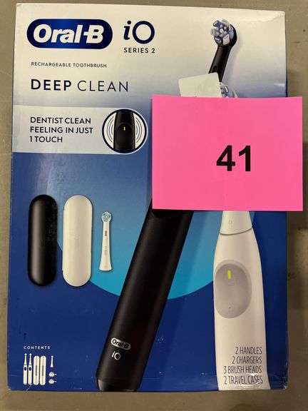 NEW ORAL B IO SERIES 2 RECHARGEABLE TOOTHBRUSH SET IN BOX - Earl's ...