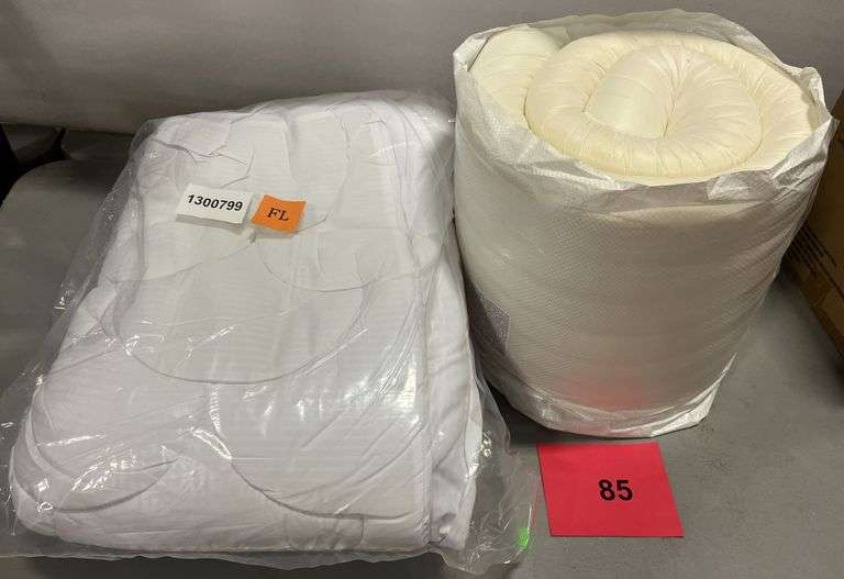 Serta full size mattress topper w cover earl s auction company