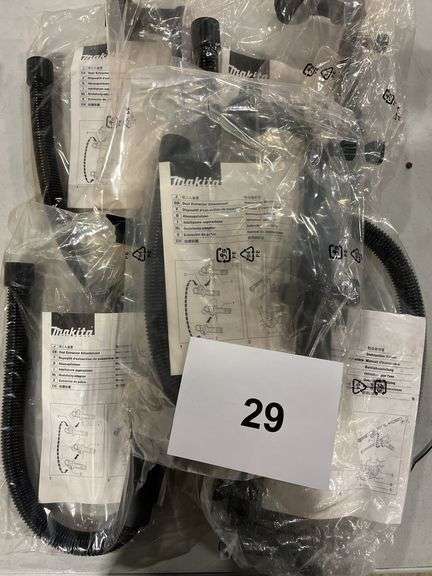 (5) MAKITA DUST EXTRACTOR ATTACHMENTS