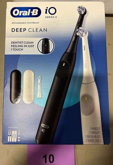 NEW ORAL B IO SERIES 2 RECHARGEABLE TOOTHBRUSH SET IN BOX - Earl's ...