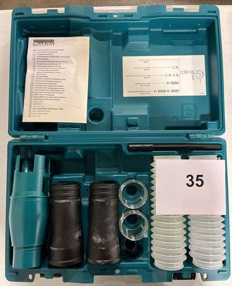 MAKITA DUST EXTRACTOR ATTACHMENT IN CASE