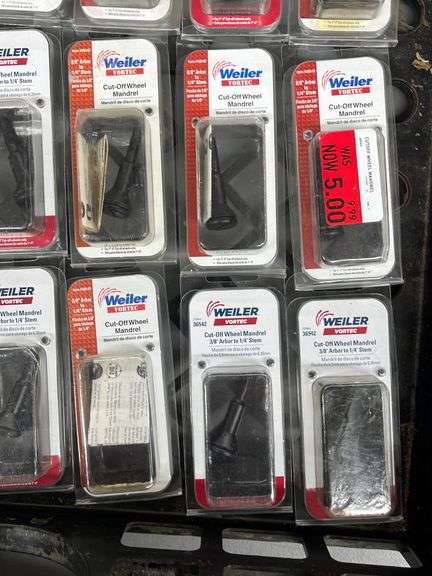 Weiler 07766 BobCat Drive Mandrel - For 2" & 3" Flap Discs With 1/4" Collets
