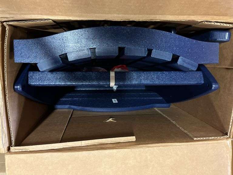 CURVEBACK ADIRONDACK ROCKING CHAIR IN BOX - NAVY