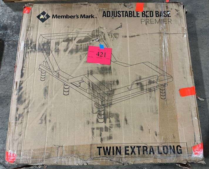AS IS - MEMBERS MARK TWIN XL ADJUSTABLE BED BASE IN BOX - Earl's ...