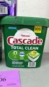 (3) CONTAINERS OF CASCADE DISHWASHER PODS