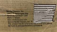 SEVILLE CLASSICS 7 TIER 21 BIN RACK IN BOX