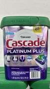 (3) CONTAINERS OF CASCADE DISHWASHER PODS