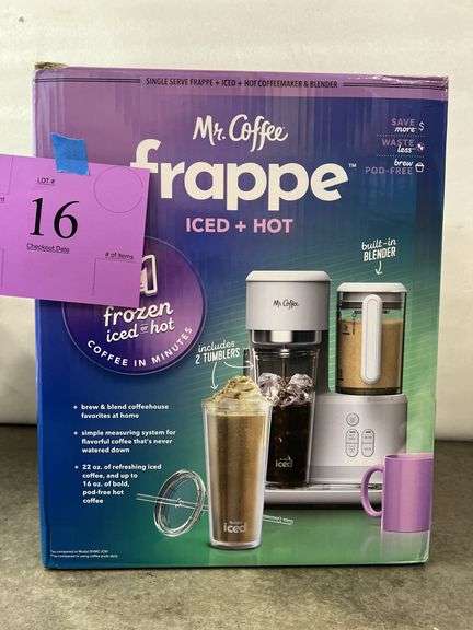 MR COFFEE FRAPPE MAKER IN BOX - Earl's Auction Company