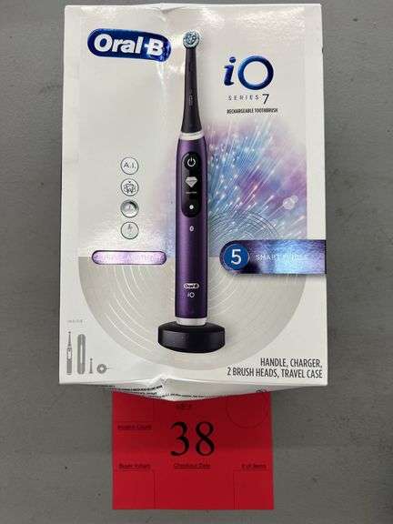 NEW ORAL B IO SERIES 7 RECHARGEABLE TOOTHBRUSH IN BOX - Earl's Auction ...