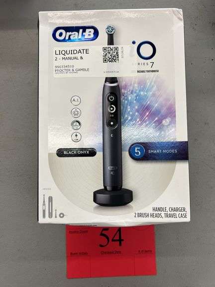 NEW ORAL B IO SERIES 7 RECHARGEABLE TOOTHBRUSH IN BOX - Earl's Auction ...