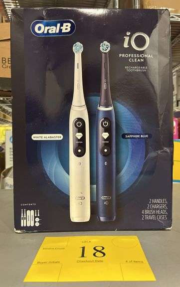 NEW ORAL B IO RECHARGEABLE TOOTHBRUSH SET IN BOX - Earl's Auction Company