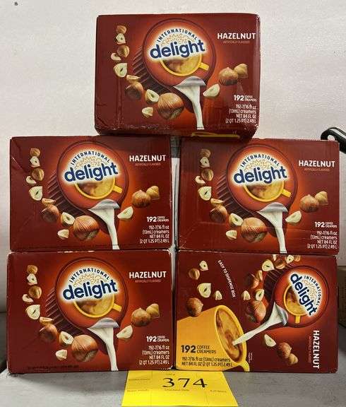 (5) BOXES OF INTERNATIONAL DELIGHT CREAMER - Earl's Auction Company