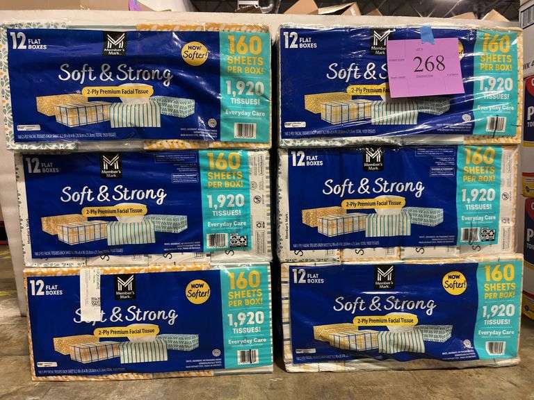 (6) BOXES OF FACIAL TISSUES - Earl's Auction Company