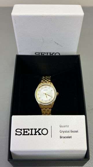 SEIKO LADIES WATCH W/ BOX (MSRP $350.00)