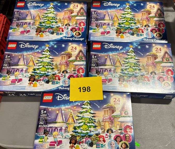 (5) DISNEY LEGO ADVENT CALENDARS IN BOX Earl's Auction Company