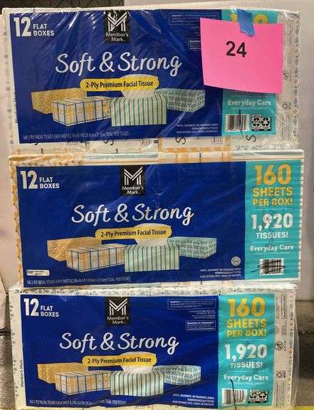 (3) PACKS OF FACIAL TISSUES