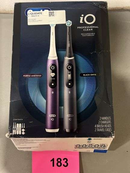 ORAL B IO RECHARGEABLE TOOTHBRUSH SET IN BOX - Earl's Auction Company