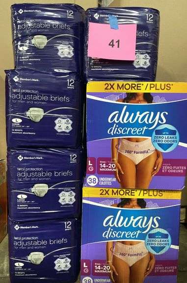 (10) PACKS OF UNDERWEAR - SIZE L