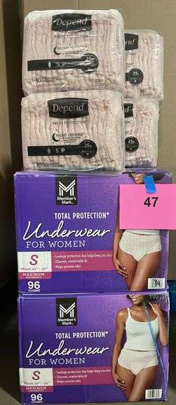(6) PACKS OF WOMENS UNDERWEAR - SIZE S