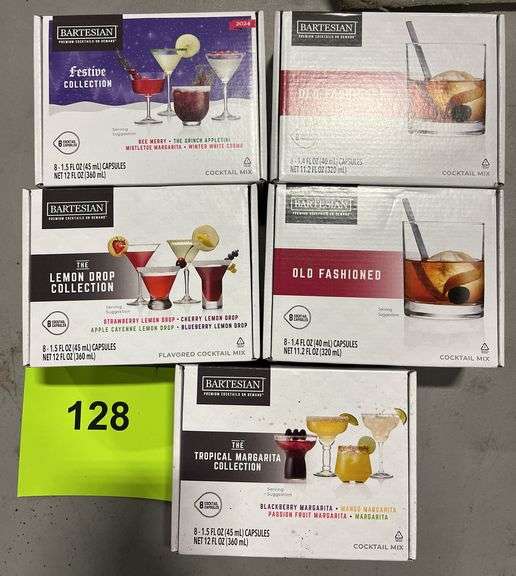 (5) BOXES OF BARTESIAN COCKTAIL CAPSULES - Earl's Auction Company