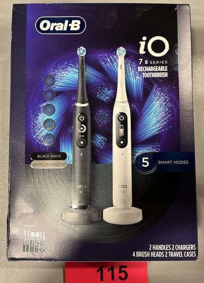 NEW ORAL B IO 7 SERIES RECHARGEABLE TOOTHBRUSH SET IN BOX - Earl's ...