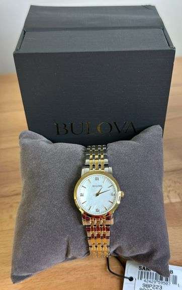 BULOVA LADIES WATCH W/ BOX (MSRP $395.00)