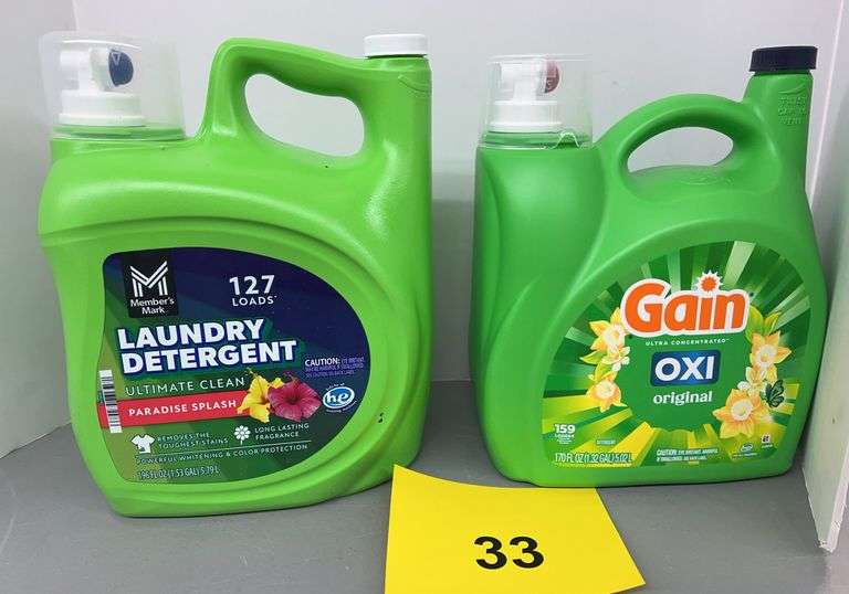 (2) JUGS OF LAUNDRY DETERGENT