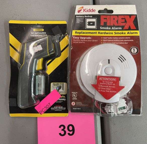 KIDDE SMOKE ALARM & GENERAL THERMOMETER