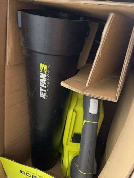 RYOBI 40V CORDLESS JET FAN BLOWER IN BOX (TOOL ONLY)