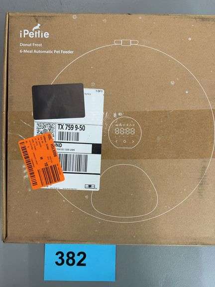 IPETITE 6 MEAL AUTOMATIC PET FEEDER IN BOX