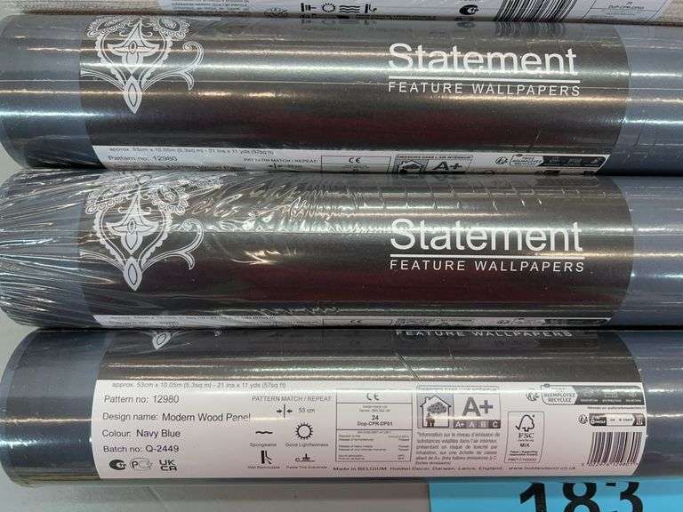 (7) ROLLS OF WALLPAPER