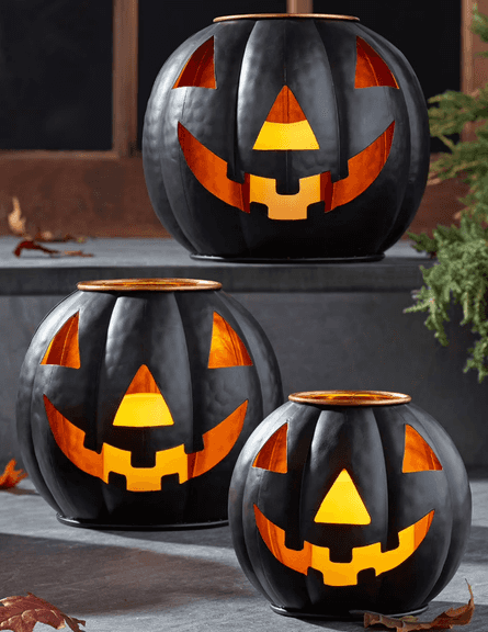 PRE-LIT JACK O LANTERNS IN BOX