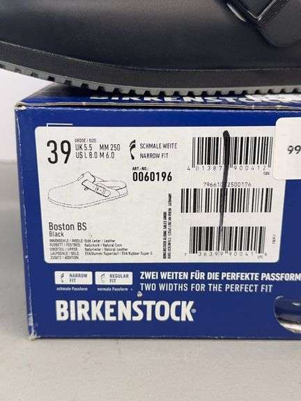 BIRKENSTOCK SHOES W/ BOX SIZE 39